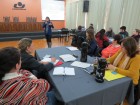 Professora da Unicruz Solange Garces durante encontro no campus da Universidade de Cruz Alta