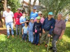 Catarina e Élvio Siqueira com filhos e netos