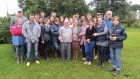 Agricultores, extensionistas e professores posam para foto.